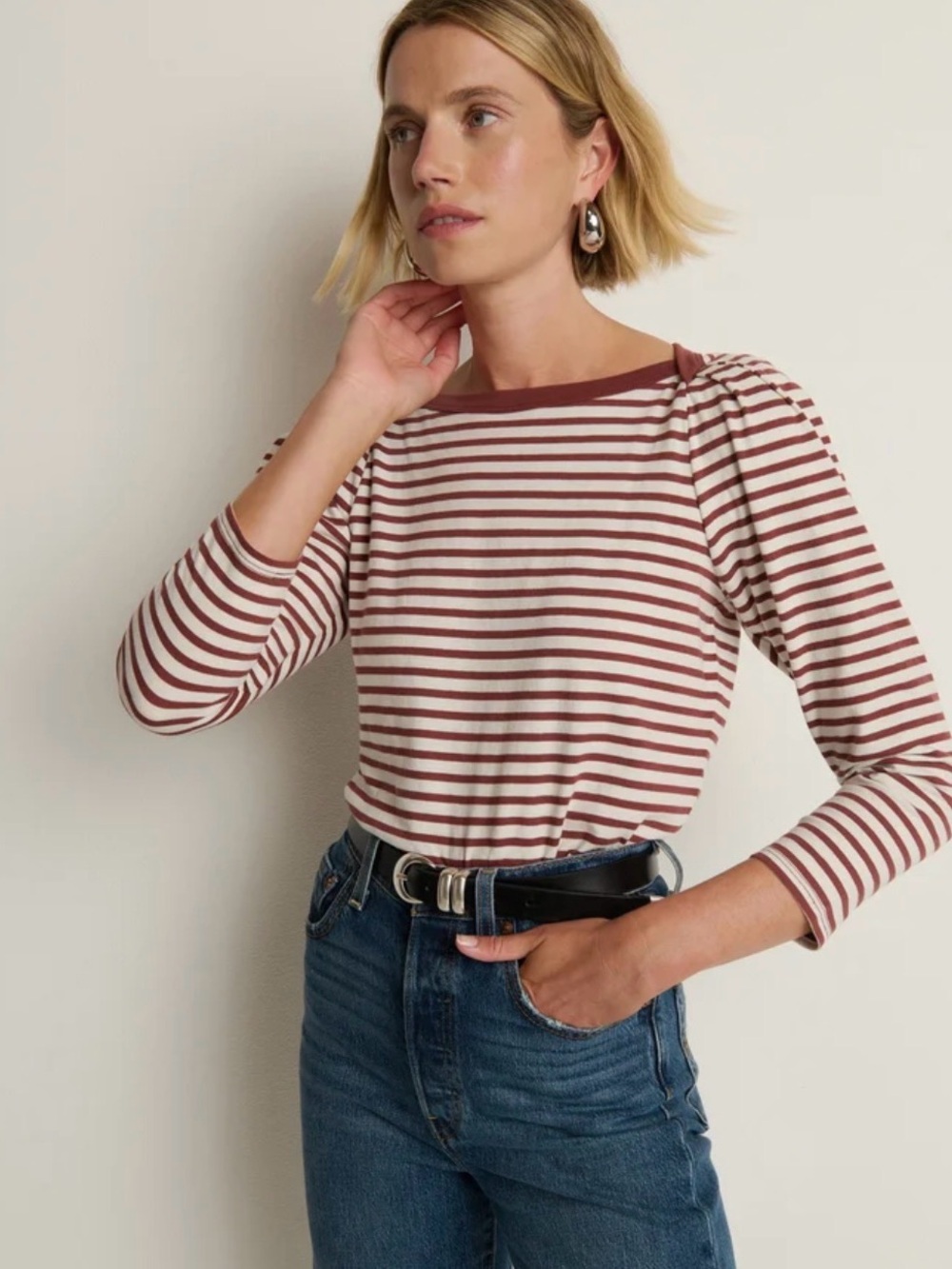 NATION LOS ANGELES Amelie Striped Top
Sabine Stripe Small